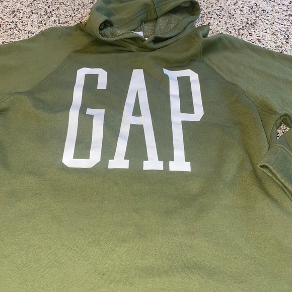 Sage Green Gap Hoodie Size Medium - Picture 4 of 9